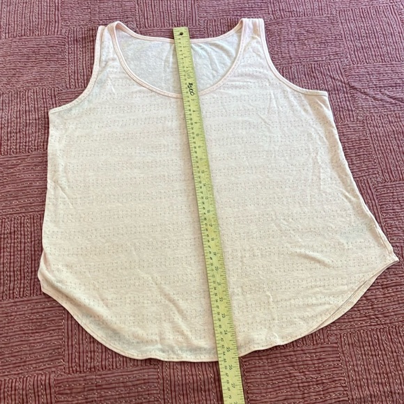 Linen blend light peach tank top by Old Navy Top Sleeveless Style - Picture 10 of 16